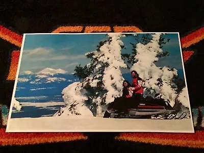 🏁 ‘79 YAMAHA EXCITER 440 Snowmobile Poster  vintage Sled Winter Beauty ❄️ • $21.88