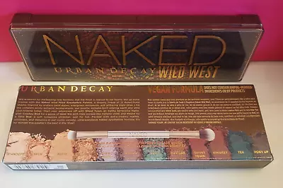 Urban Decay Wild West Naked 12 Eyeshadow Palette + Brush NIB Full Size Vegan • $28.99