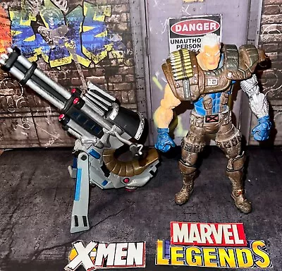 Marvel Legends Series 6 VI X-Men Cable Variant Figure & Gun Base Toybiz Lot • $119.99