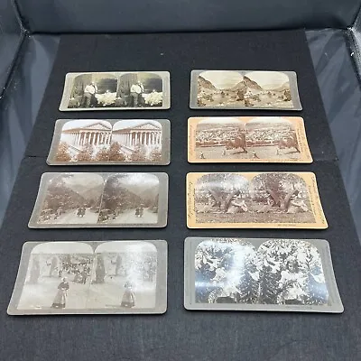 Vintage Stereoview Cards Lot Of 8 By Keystone Underwood And Graves • $43.19