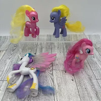 My Little Pony Toy Lot Of Action Figures Celestia Cherry Berry Pinkie Pie Lily • $10.49