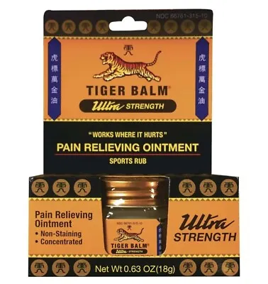Tiger Balm  Ultra Strength Ointment  0.63 Oz. • $19.99