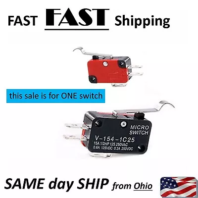 MINI Micro R Type With Hooked Lever Limit Switch Open/Close 5A 250V • $9.97