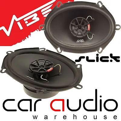 Vibe SLICK57-V7 5 X7  6 X8  480 Watts Pair 2 Way Coaxial Car & Van Door Speakers • £64.90