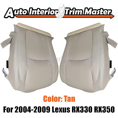 For 2003-2009 Lexus RX330 RX350 RX400 BOTH SIDE Bottom Leather Seat Cover Tan • $89.77