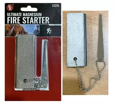 Magnesium Block Flint Fire Starter Emergency Survival Camping • $7.25