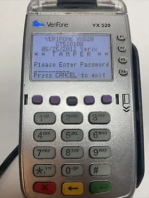 Verifone VX520 Credit Card Machine Terminal Reader Has A Tamper Error • $19.90