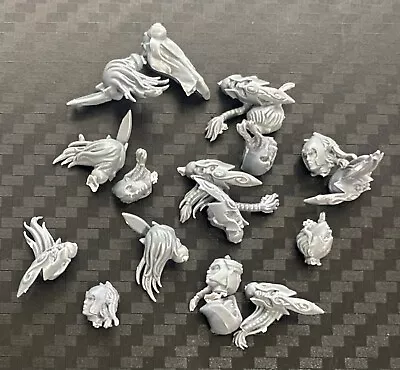 Warhammer Fantasy - X18 Mixed Wood Elf Heads Unused. (2) • $11.58