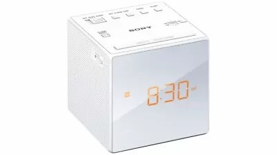 $57.88 • Buy Sony ICF-C1 Single Alarm/Clock/FM/AM Radio Mirror Finished LCD Display [White]
