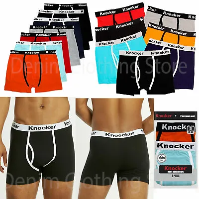 Lot Of 2 4 6 Pack Men's Boxer Briefs Stretch Cotton Multi Color Underwear Trunk  • $31.41