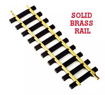 USA Trains R81000 12  Brass Rail Straight Track (6) • $64.14