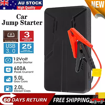 $42.99 • Buy JGL Car Jump Starter Jumper Pack Start Battery Charger 12V Power Bank Booster AU