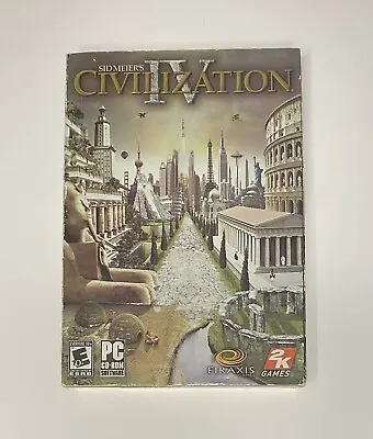 Sid Meier's Civilization IV 4 - PC Game 2005 Windows Boxed Civilisation • $19.50