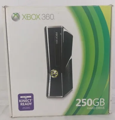 EMPTY Microsoft Xbox 360 S Slim 250GB  Kinect Bundle Original BOX ONLY • $29.99