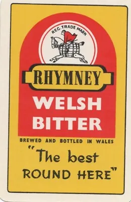 £1.75 • Buy RARE VINTAGE  Rhymney (Welsh Bitter CHECK) British Brewery  SINGLE Play Card