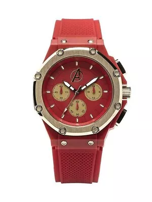 Meister MSTR Marvel Comics Avengers Iron Man Chrono Watch AX102MV • $299.99