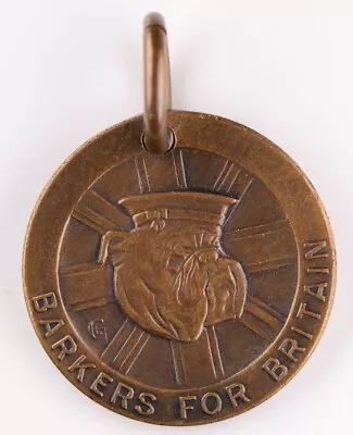 WWII Barkers For Britain Medal I Helped Bundles For Britain W & H Co. Medal • $35