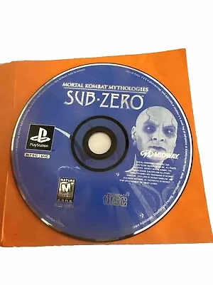 Mortal Kombat Mythologies Sub-Zero (Sony PlayStation 1 PS1) Disc Only Tested • $25