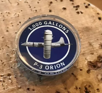 P-3 Orion 1000 Gallons Hours Flight Pin Urinal-pisser Vq Patron Patrol Squadron • $10.95