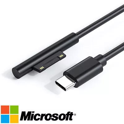 Genuine USB C Power Supply PD Fast Charger Cable For Microsoft Surface Pro 7 6 5 • £8.95