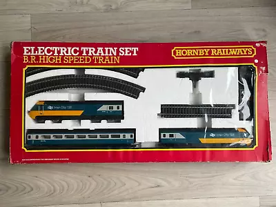 Hornby BR HST 125 High Speed Train Set R695 Track R911 Controller OO Gauge Boxed • £84.99