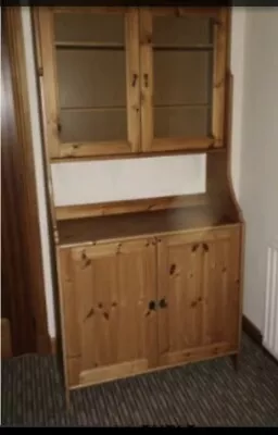 Ikea Leksvik Wood Display Unit/ Dresser  • £30