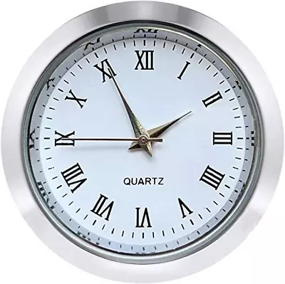 Mini Clock Insert 1-1/2 Inch (37 Mm) Round Quartz Movement Miniature Clock  • $13.99