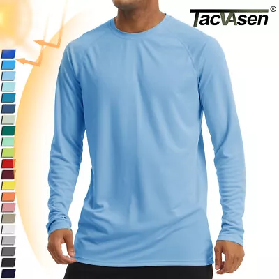 £16.78 • Buy UPF50+ Men's Sun/UV Protection T-Shirts Quick Dry Performance Fishing Work Tops