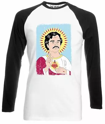 Pablo Christo Men's Long Sleeve Baseball T-Shirt Narcos Drugs Colombia Escobar • $35.19