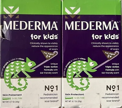 (2 Pack) MEDICAL GRADE Mederma For Kids Skin Protection Cream 0.7oz Exp-05/2024 • $13.77