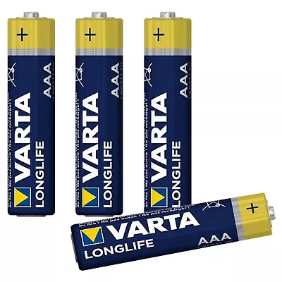 8x VARTA Longlife AAA Micro Alkaline Battery (2x 4er Pack) LR03 MN2400 15V • $2.93