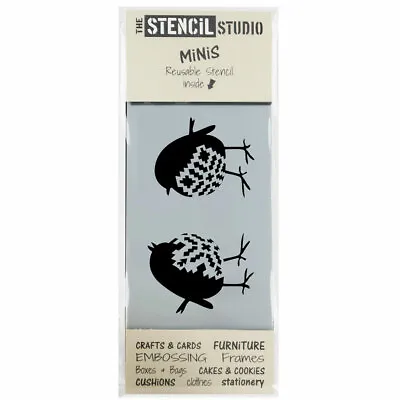 Robins Stencil MiNiS - Christmas Card Making & Paper Crafts - Home Decor 10554 • £4.38