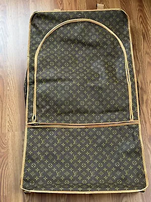 Louis Vuitton VTG Folding Garment Bag Monogram Canvas Suitcase Luggage • $700