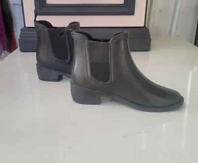 Emu Australia Grayson Black Rain Boots Size 7 Womens Worn Once  • $40