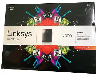 Linksys Wi-Fi Router N300 Model No. E1200-NP New Boxed • $17.15