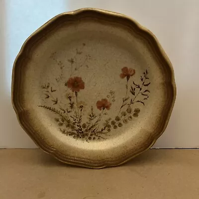 VINTAGE Mikasa Whole Wheat Jardiniere Stonewear Salad Plates 8  SINGLE PLATE • $4