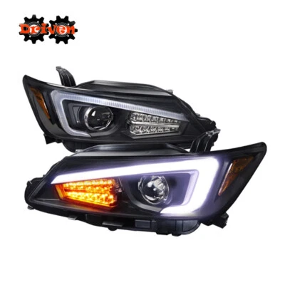 $404.99 • Buy 11-13 Scion TC Headlights Black Projector LED DRL Halo TRD S Base Upgrade Sport