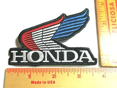  Honda  Patch Vintage Japanese Biker Emblem Collectible Motorcycle Memorabilia • $7.95