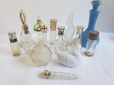 Lot Of 14 Vintage Mini Perfume Bottles #SH  1 #10 Empty • $8.95