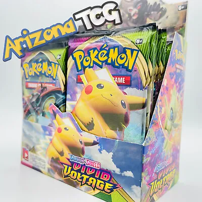 $44.99 • Buy 10 Vivid Voltage Booster Pack Lot - From Factory Sealed Pokemon Booster Box