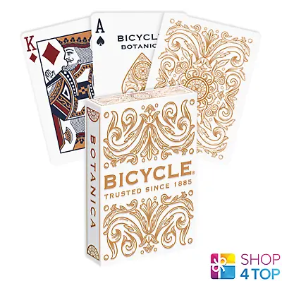 Bicycle Botanica Playing Cards Deck Magic Tricks Poker Uspcc White Rose Gold New • $13.67
