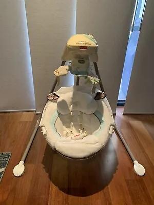 Fisher Price My Little Lamb Cradle N Swing • $30