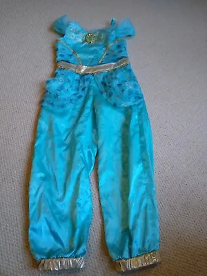 Girl's Disney @ George Jasmine Aladdin Costume Fancy Dressing Up Outfit 7-8 Yrs • £7.99