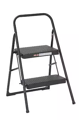 COSCO 2-Step Steel Folding Steel Step Stool 7 Ft. 11 In. Max Reach • $33.22