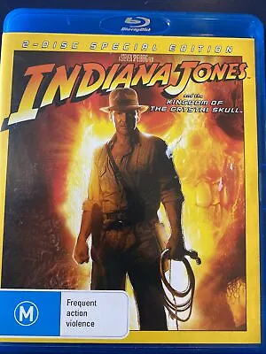 $12.30 • Buy Indiana Jones & The Kingdom Of The Crystal Skull Blu-ray 2 Discs Harrison Ford