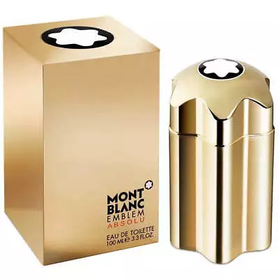 EMBLEM Absolu By Mont Blanc Men Cologne For Him EDT 3.3 / 3.4 Oz New In Box • $47.80