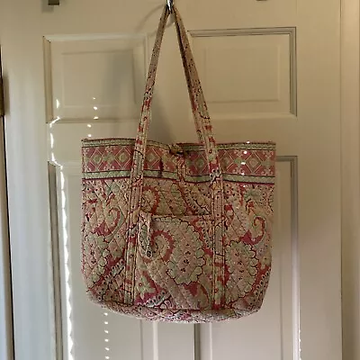 Vintage Vera Bradley XL Tote Retired Capri Melon Print • $5