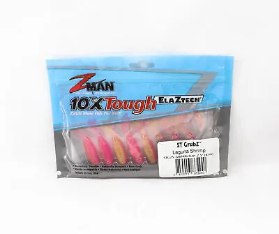 Zman Soft Lure ST GrubZ 2.5 Inch 8/Pack Laguna Shrimp (5240) • $20.90