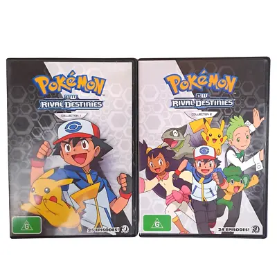 Pokemon: Black & White Rival Destinies Collection 1 & 2 (Region 4 DVD) 6 Discs • $18.99
