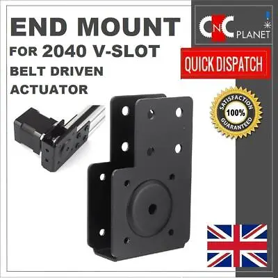 V-Slot Linear Belt Driven Actuator End Mount Nema 17 Motor Bracket 2040 Profile • £18.95